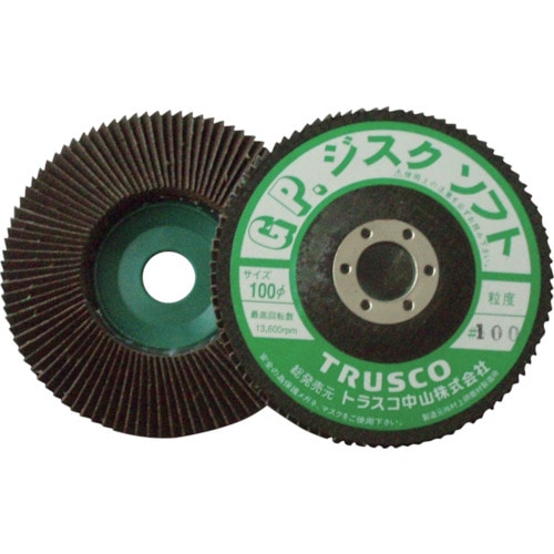 ＴＲＵＳＣＯ　ＧＰディスクホイールソフト　斜め植え　１００　５枚入　４０＃＿