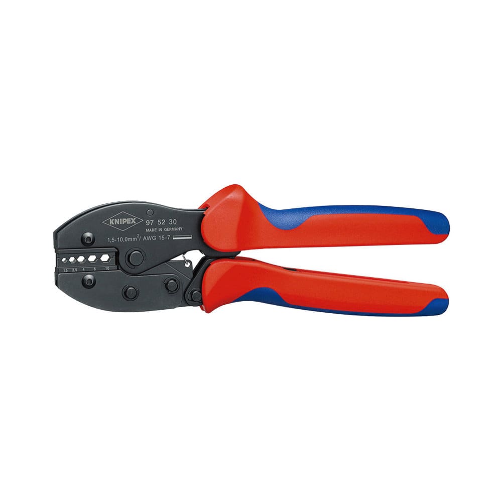 ＫＮＩＰＥＸ（クニペックス）　圧着プライヤー　２２０ｍｍ　コンフォートハンドル　９７５２－３０