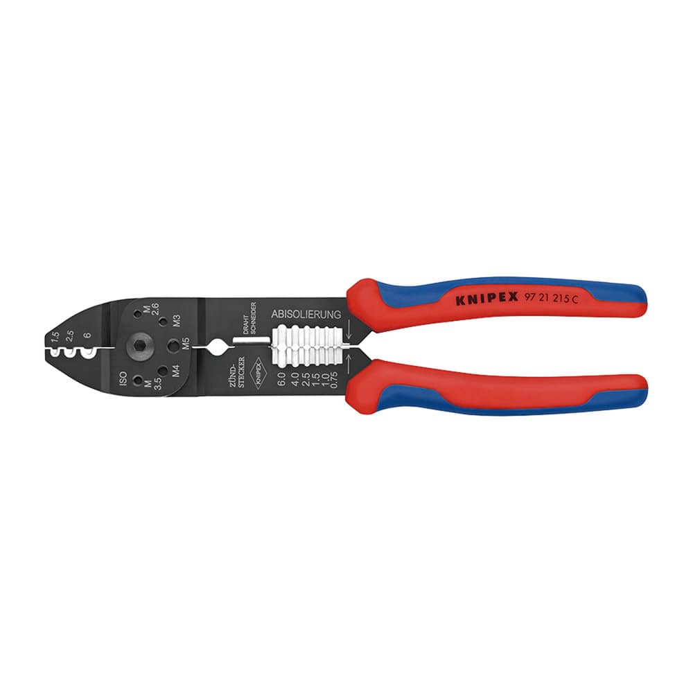 ＫＮＩＰＥＸ（クニペックス）　圧着プライヤー２３０ｍｍ　コンフォートハンドル　９７２１－２１５Ｃ