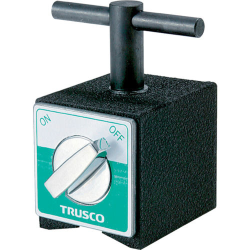 TRUSCO αマグネットホルダ ハンドル付 吸着力800N_