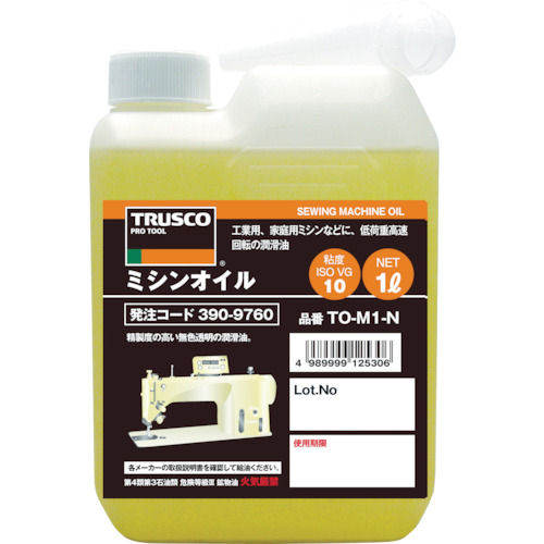 TRUSCO ミシンオイル1L_