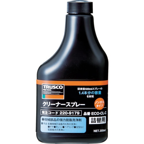 TRUSCO αクリーナーノンガススプレー 替ボトル 350mL_