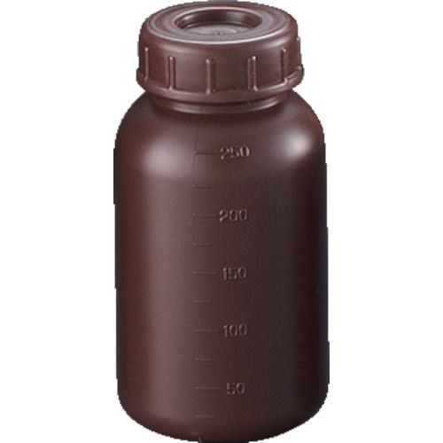 サンプラ　ＰＥ広口遮光瓶　２５０ｍＬ　（１００個入）＿