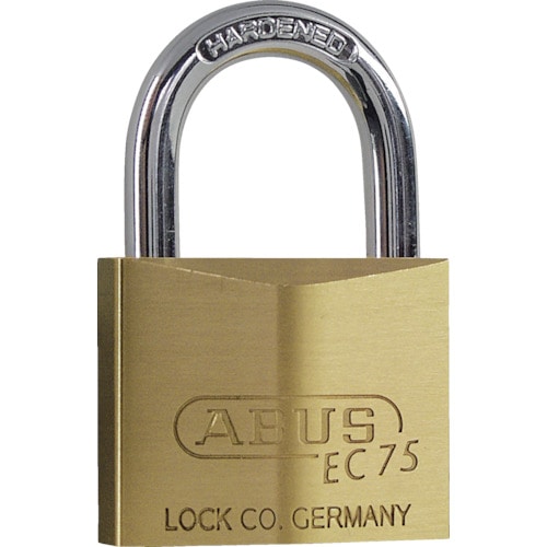 ＡＢＵＳ　真鍮南京錠　ＥＣ７５－４０　ディンプルシリンダー　バラ番＿