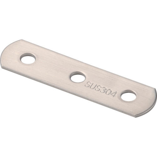 TRUSCO ジョイント金具19型フラット ステンレス 長さ75 穴数3_
