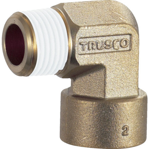 TRUSCO ねじ込み継手 エルボ R1/4-RC1/4_