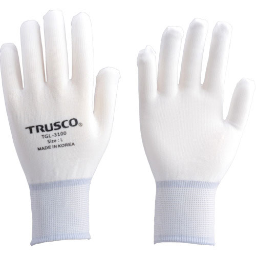 ＴＲＵＳＣＯ　ナイロンインナー手袋（１０双入）　Ｌ＿