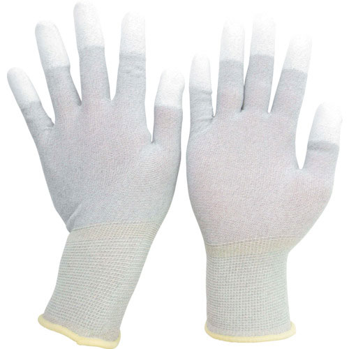 ミドリ安全　静電気拡散性手袋（指先コート）ＬＬ　１０双入＿