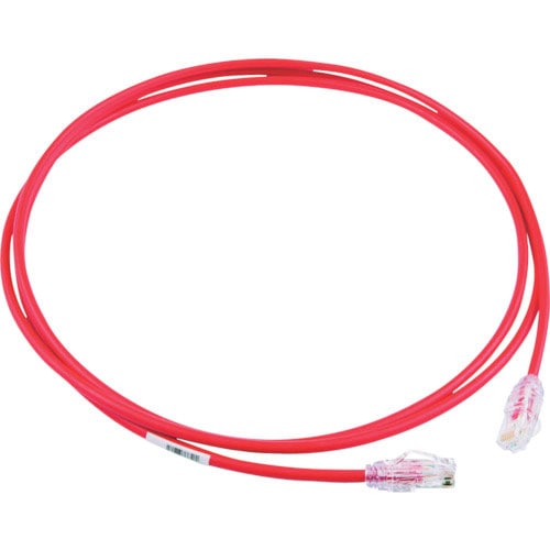 パンドウイット　カテゴリ６Ａ細径パッチコード　２ｍ　赤＿