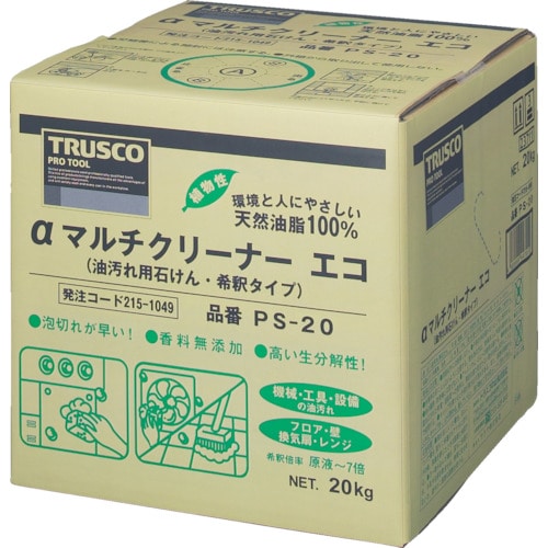 ＴＲＵＳＣＯ　αマルチクリーナーエコ　２０Ｌ＿