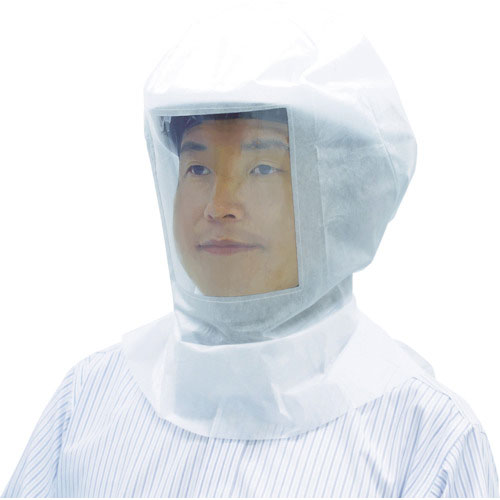 TRUSCO 使い捨て頭巾 ヘルメット対応型 (10枚入)_