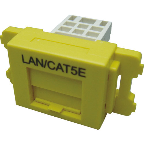 パンドウイット　カテゴリ５ＥＪＩＳプレート用ジャックキット　黄＿