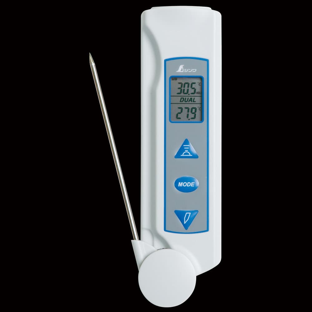 シンワ　放射温度計　Ｄ　プローブ付　放射率可変タイプ