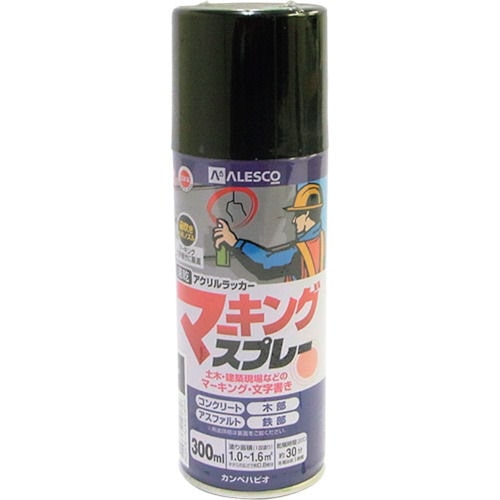 ＡＬＥＳＣＯ　マーキングスプレーＫ　３００ＭＬ　くろ＿