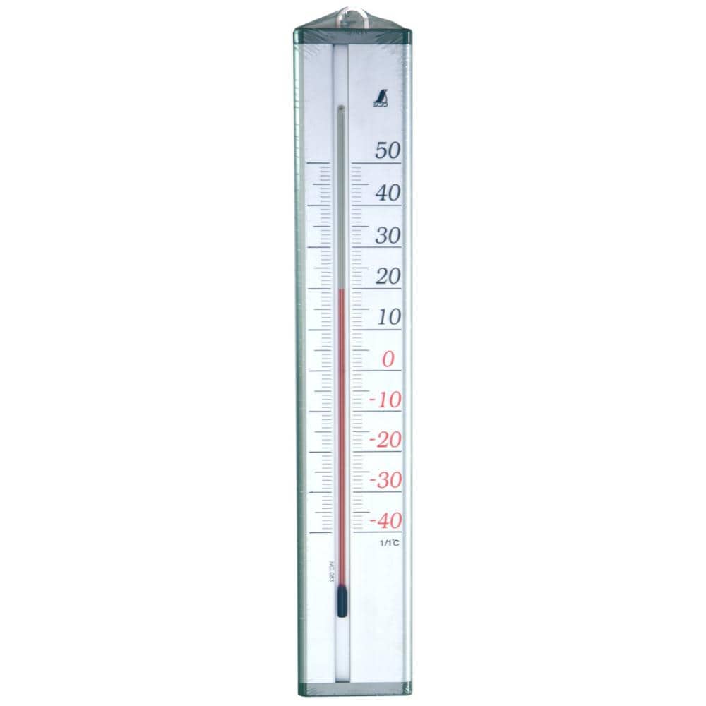 シンワ　アルミ寒暖計４５ｃｍ