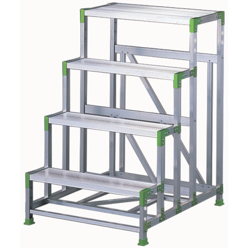 ハセガワ　エコシリーズ作業台　４段　１．２ｍ＿