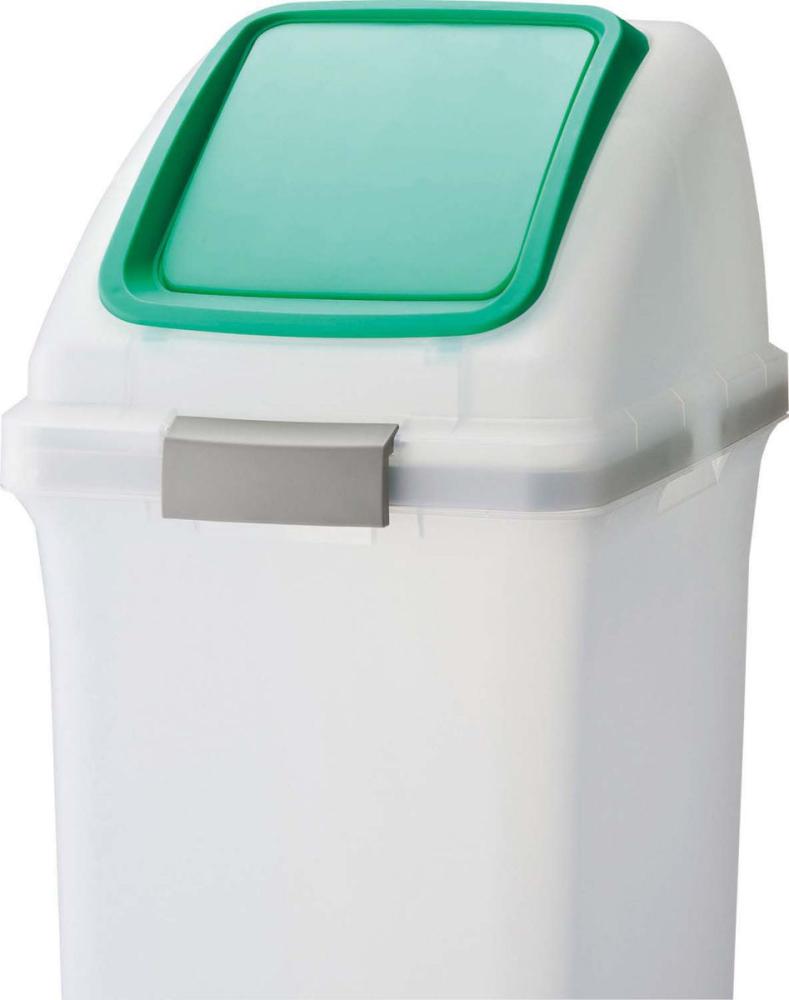 リサイクルトラッシュ　ＥＣＯ－３５（プッシュ蓋）グリーン