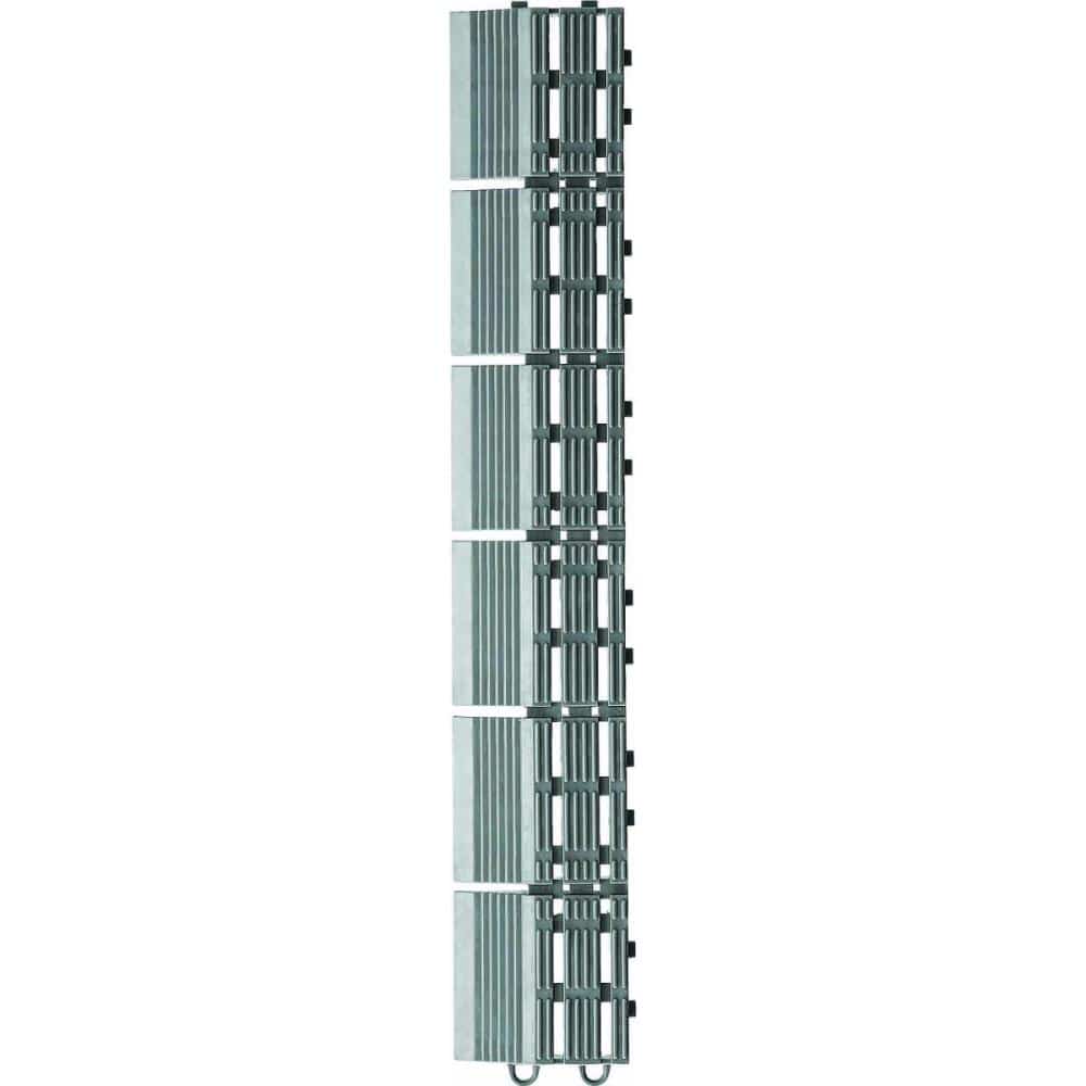 エバックニューブラシハードマット４５（縁駒Ｏ）グレー