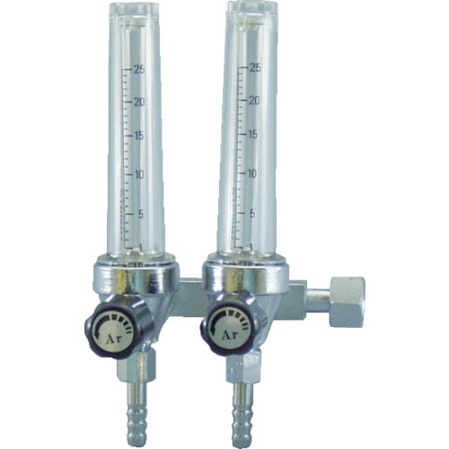 ヤマト フロート式流量計二連式 F2M-25-CO2_