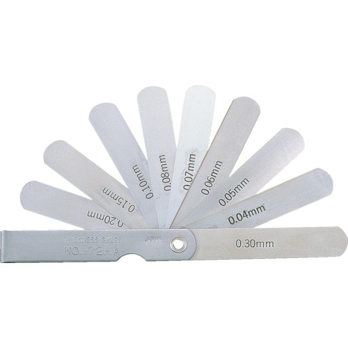 ＴＲＵＳＣＯ　シクネスゲージ　幅１２．７　長さ１５０　範囲０．０３～１．００＿