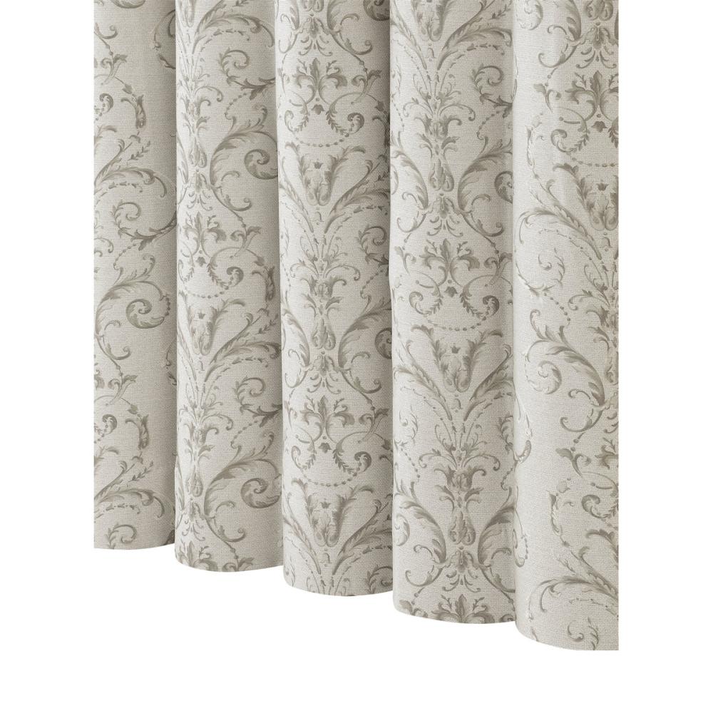 ドレープカーテン　シャロン　遮光性　グレーベージュ　１００×２００ｃｍ　２枚組