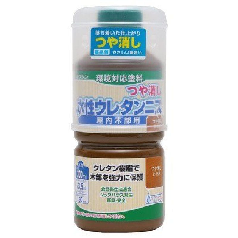 和信ペイント　水性ウレタンニス　つや消しけやき　３００ｍＬ