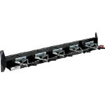 テラモト モップハンガーD型壁掛式(5本掛)_