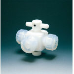 フロンケミカル　フッ素樹脂（ＰＴＦＥ）三方バルブ接＿