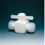 フロンケミカル フッ素樹脂(PTFE)二方バルブ圧_