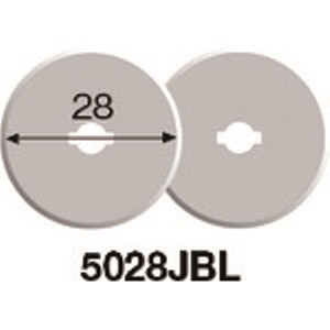 貝印　丸刃２８ミリ２枚入り＿