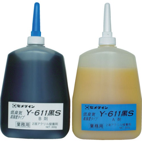 セメダイン メタルロックY611黒S 600gセッ_