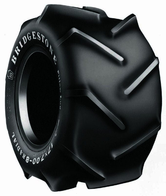 ブリヂストン　収穫機用タイヤ　ＰＬ　１７×７．００－８　２ＰＲ　チューブレス　単品