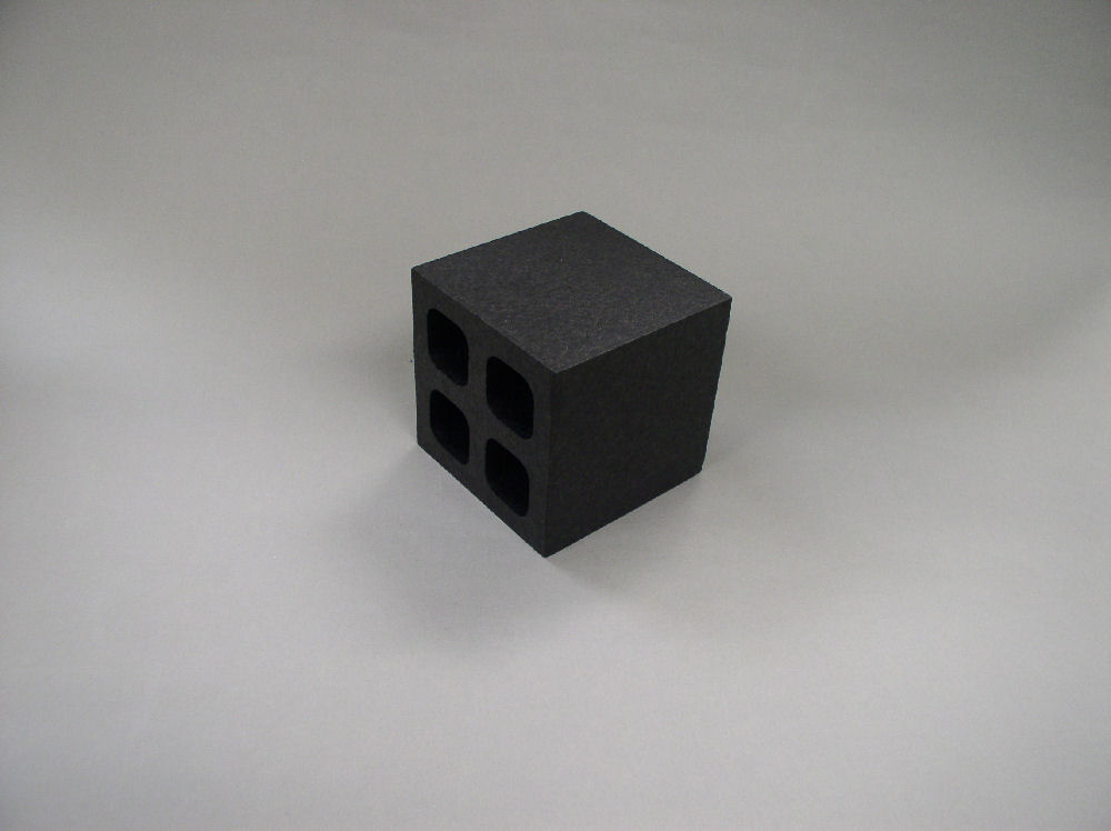 発泡　キューブロック＃１００　１００×１００×１００ｍｍ　ブラック
