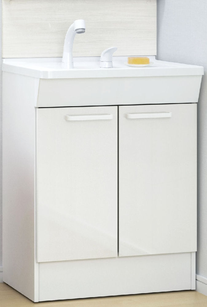 ｔｏｔｏ 洗面化粧台 ｋｃ 間口６００ ２枚扉 ホワイト ｌｄｃｌ０６０ｂａｇｅｓ１ｂ 寒冷の通販 ホームセンター コメリドットコム