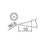 白光　こて先　０．５Ｂ型（Ｚ）＿