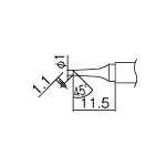 白光　こて先　１ＢＣ型　面のみ＿