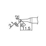 白光 こて先 2BC型 面のみ_