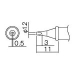 白光　こて先　１．２ＷＤ型＿