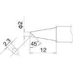 白光　こて先　２ＢＣ型＿