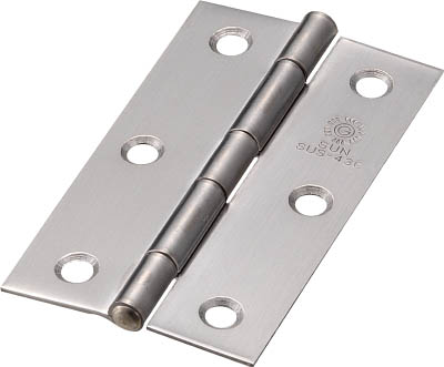 TRUSCO ステンレス製中厚蝶番 全長64mm_