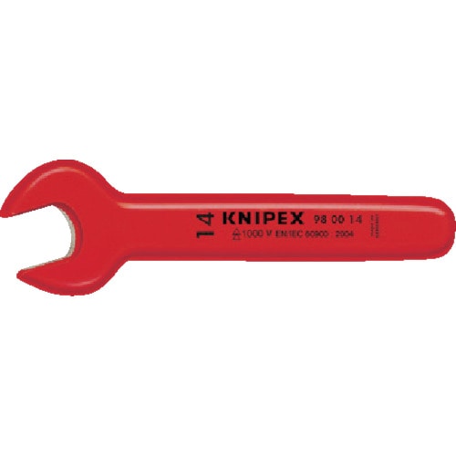 ＫＮＩＰＥＸ（クニペックス）　１０００Ｖ　インチサイズ　絶縁スパナ　３／４　９８００－３／４