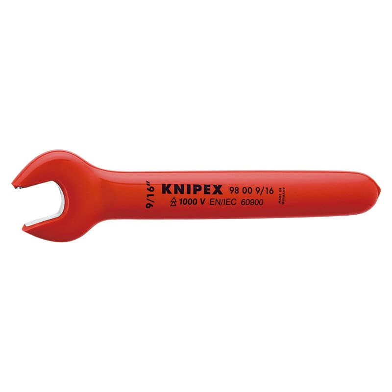 ＫＮＩＰＥＸ（クニペックス）　１０００Ｖ　インチサイズ　絶縁スパナ　９／１６　９８００－９／１６