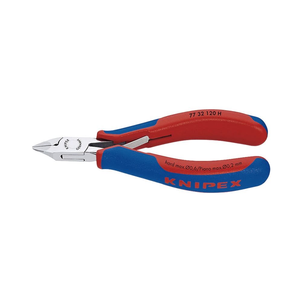 KNIPEX 超硬刃エレクトロニクスニッパー 120mm コンフォートハンドル 7732-120H