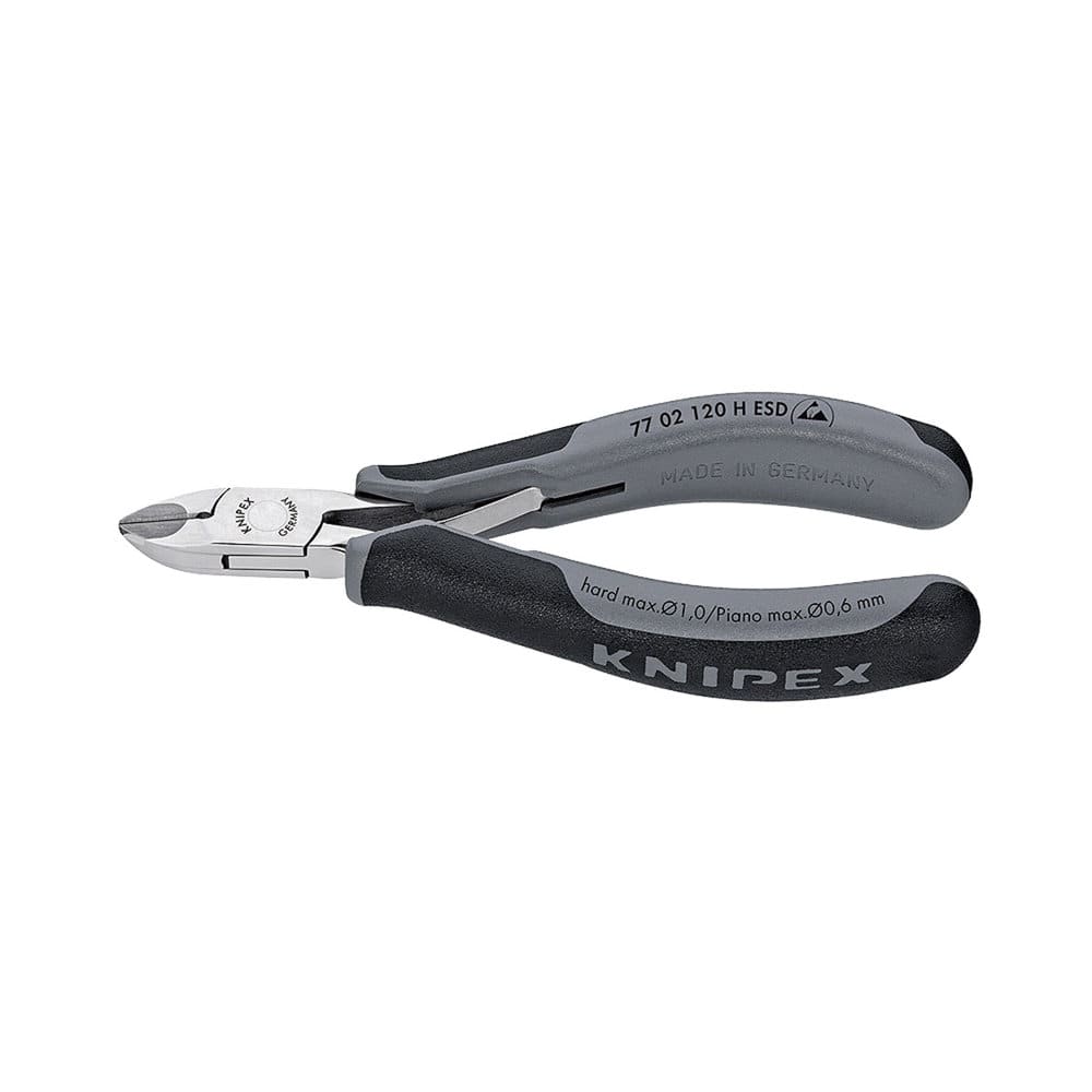 KNIPEX(クニペックス) 超硬刃エレクトロニクスニッパー 120mm 7702-120HESD