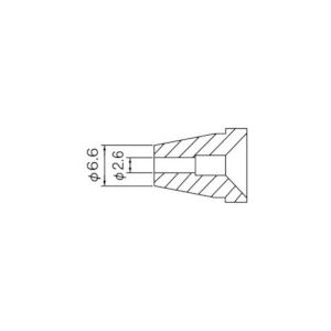 白光　ノズル／２．６ｍｍ＿