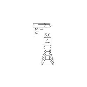 白光　ノズル　４Ｘ１ＭＭ＿