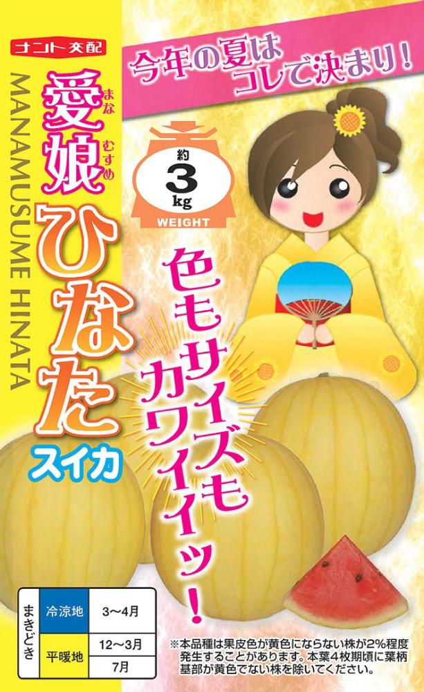 【宅配専用】　スイカ種子　愛娘ひなた