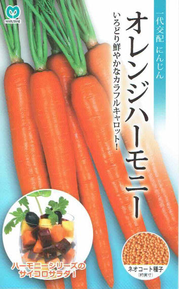 【宅配専用】　根菜種子　ニンジン種子　オレンジハーモニー