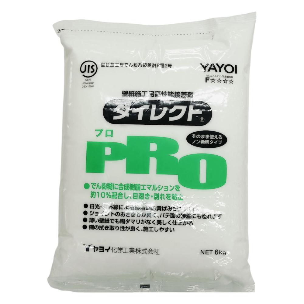 ヤヨイ化学工業　壁紙施工用でん粉系接着剤　ダイレクトＰＲＯ　６ｋｇ