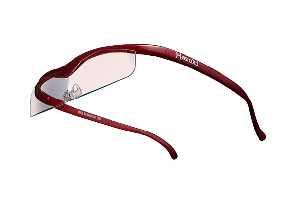 ハズキルーペ　クール　カラーレンズ　１．６倍　赤